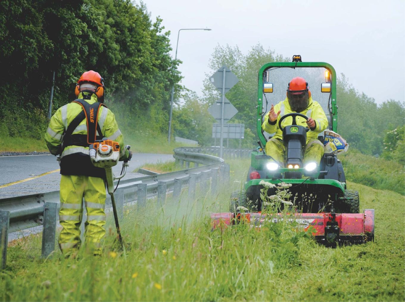Grass cutting